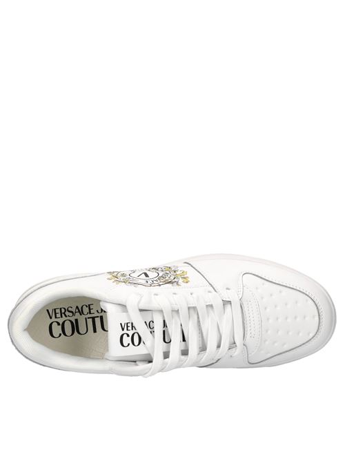 Sneakers in ecopelle VERSACE JEANS COUTURE | 78YA3SJ1 ZPB15 003BIANCO